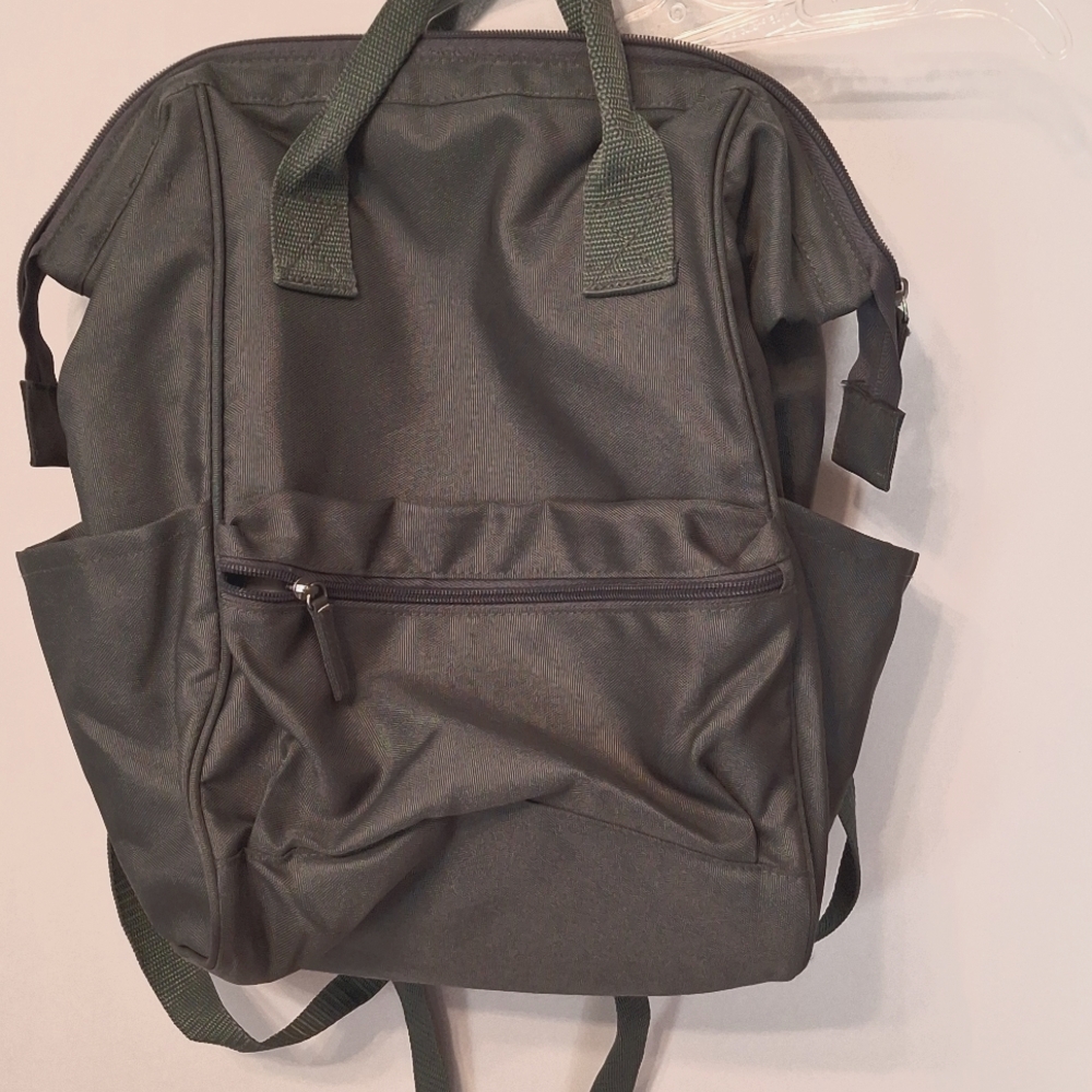 Putty Green Top Backpack
